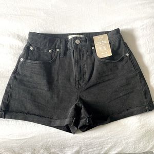 NWT! Madewell High Rise Curvy Shorts in Lunar Wash